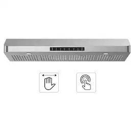 VIKIO - 42 inches - Externally Vented - Under cabinet Range Hood - Stainless Steel