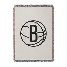 Chad & Jake - Brooklyn Nets Woven Blanket - White
