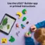 Use the LEGO Builder app or printed instructions.