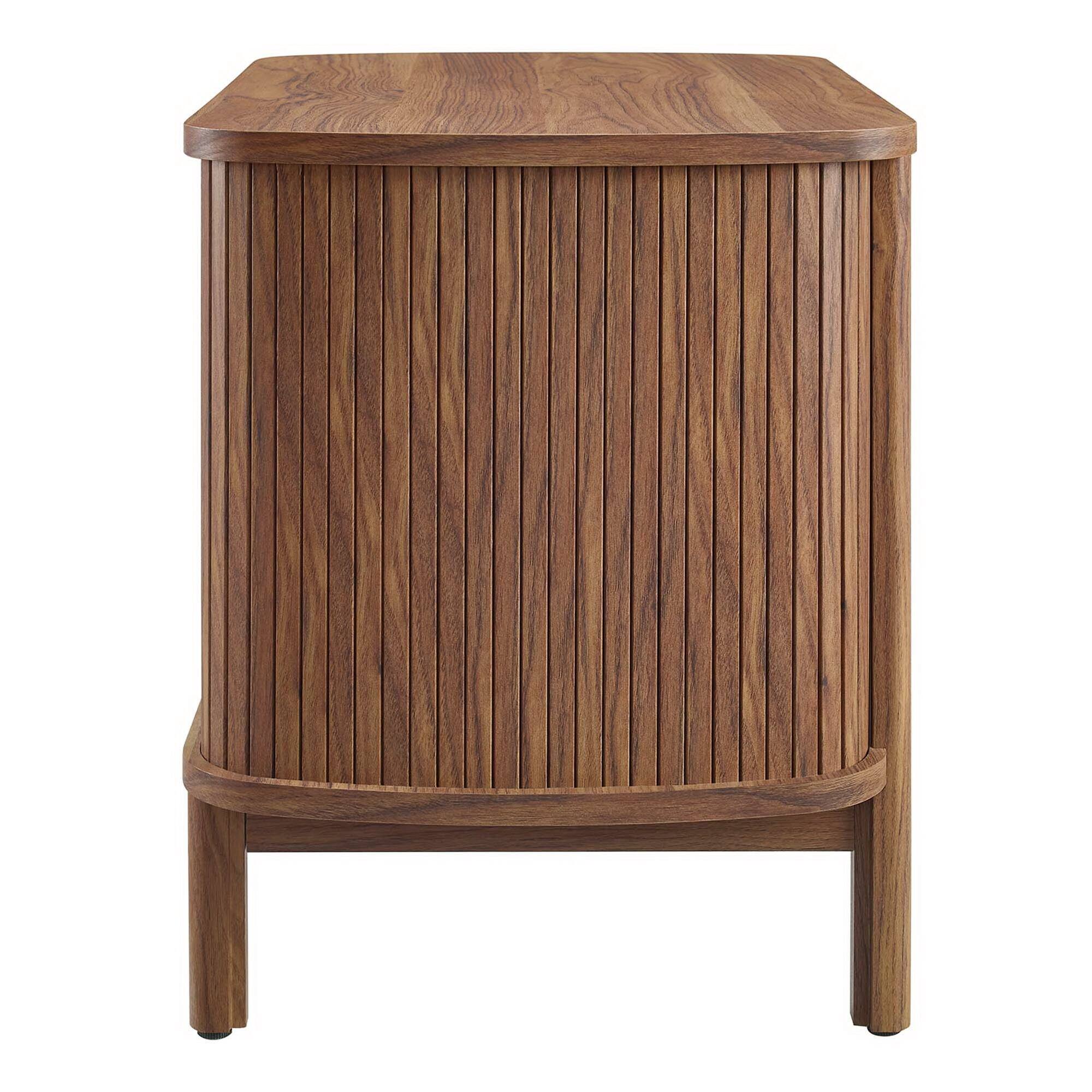 Alt View 5. Modway - Cadence Open Nightstand by Modway - Walnut.