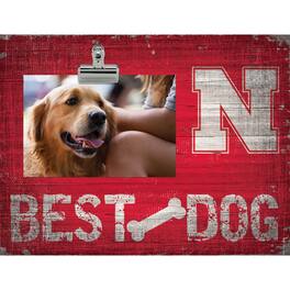 Fan Creations - Nebraska Huskers 10.5" x 8" Best Dog Clip Photo Frame - Multicolor