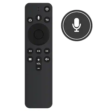 Front. VINABTY - New Voice Replaced Remote Fits for Smart TVs Stick (2nd Gen,3rd Gen,Lite,4K) 2rd Gen L5B83H - Black.
