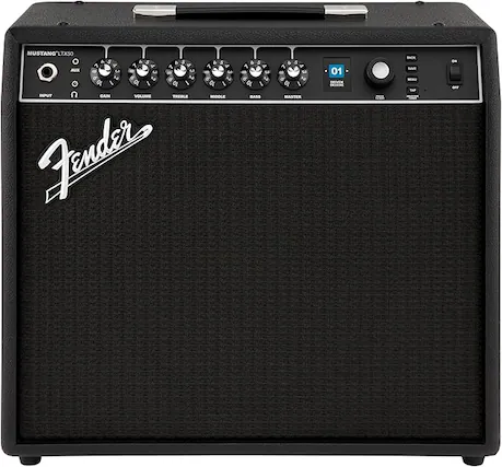 MUSTANG LTX50
Fender
INPUT GAIN VOLUME TREBLE MIDDLE BASS MASTER
AUX - M - C
01 DEVOX
BACK SAVE NEW TAP
OFF