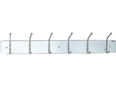 Alt View 2. Safco - Safco Wall Rack, Silver, Metal (4162) - Satin Aluminum.