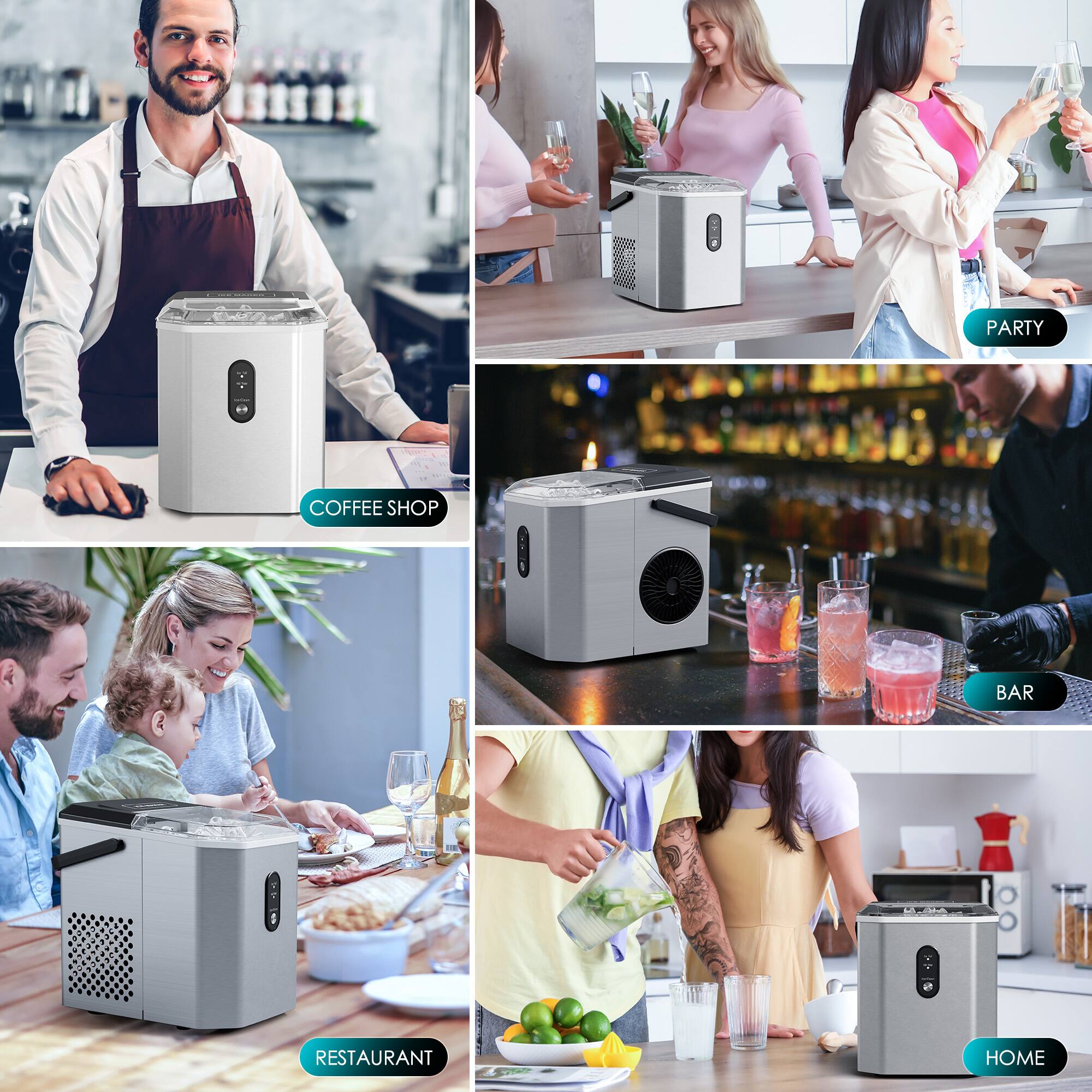 COFFEE SHOP - PARTY - RESTAURANT - BAR - HOME