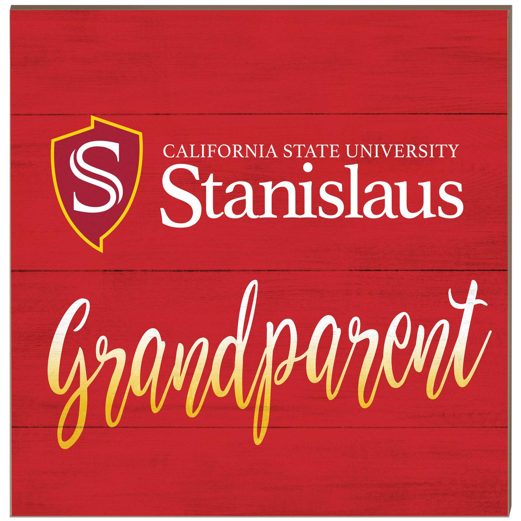 Cal State Stanislaus Warriors 10'' x 10'' Grandparent Plaque