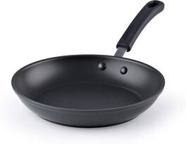 Cook N Home - Professional 9.5 Inch Hard Anodized Nonstick Frying Pan, Cooking Skillet with Stay-Cool Handles, Dishwasher Safe - Black