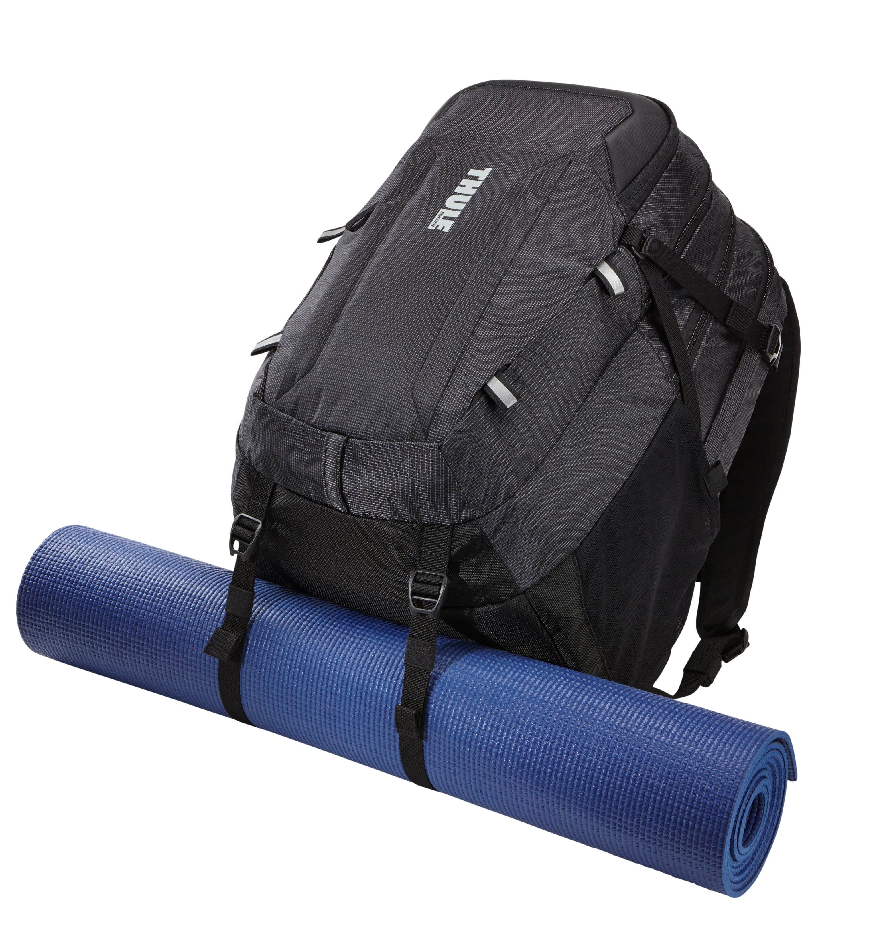 Alt View 17. Thule - EnRoute 27L Escort 2 Backpack for 15.6" Laptop w/ 10.1" Padded Tablet Sleeve, Crushproof SafeZone, & Water Bottle Holder - Black.