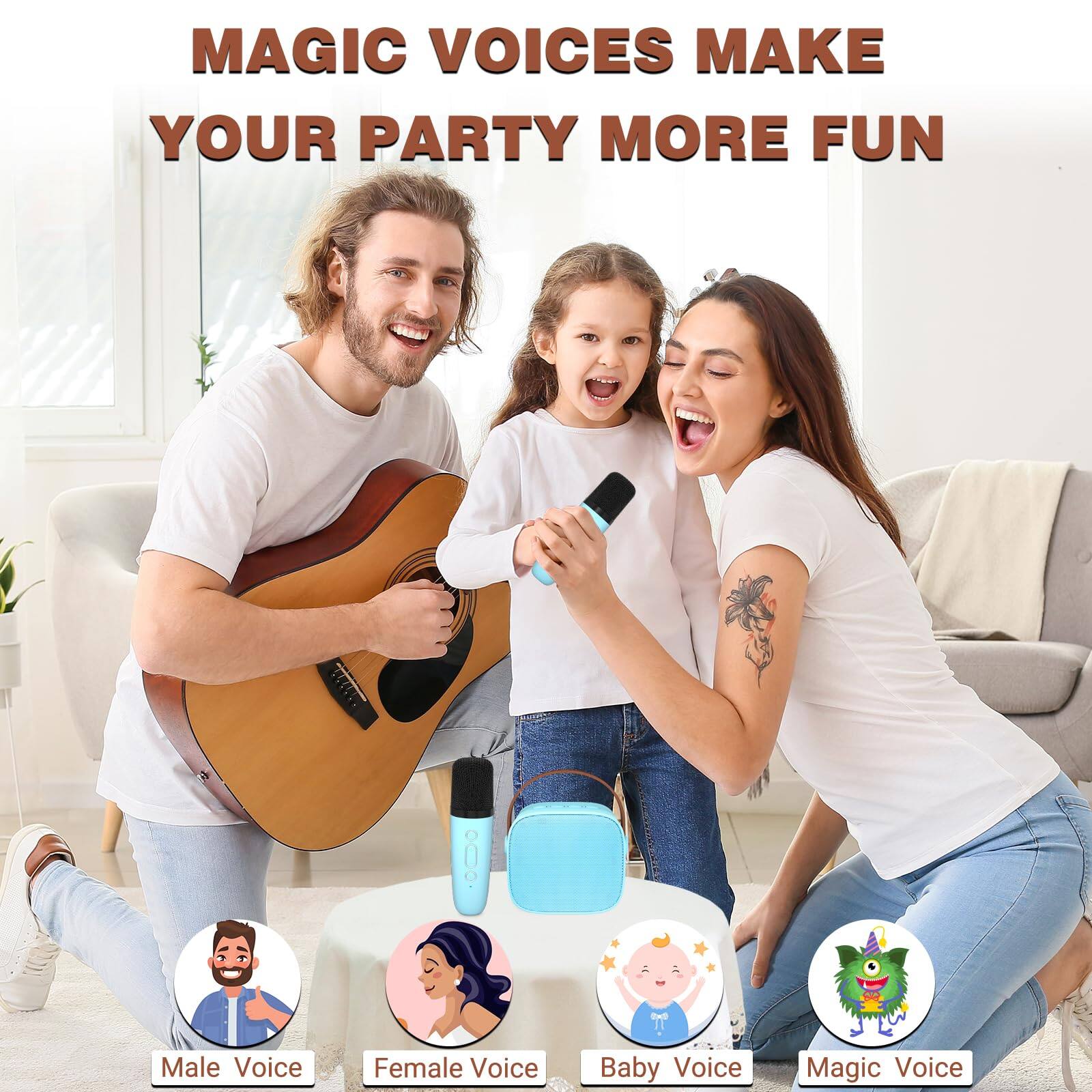 MAGIC VOICES MAKE YOUR PARTY MORE FUN

Male Voice  
Female Voice  
Baby Voice  
Magic Voice