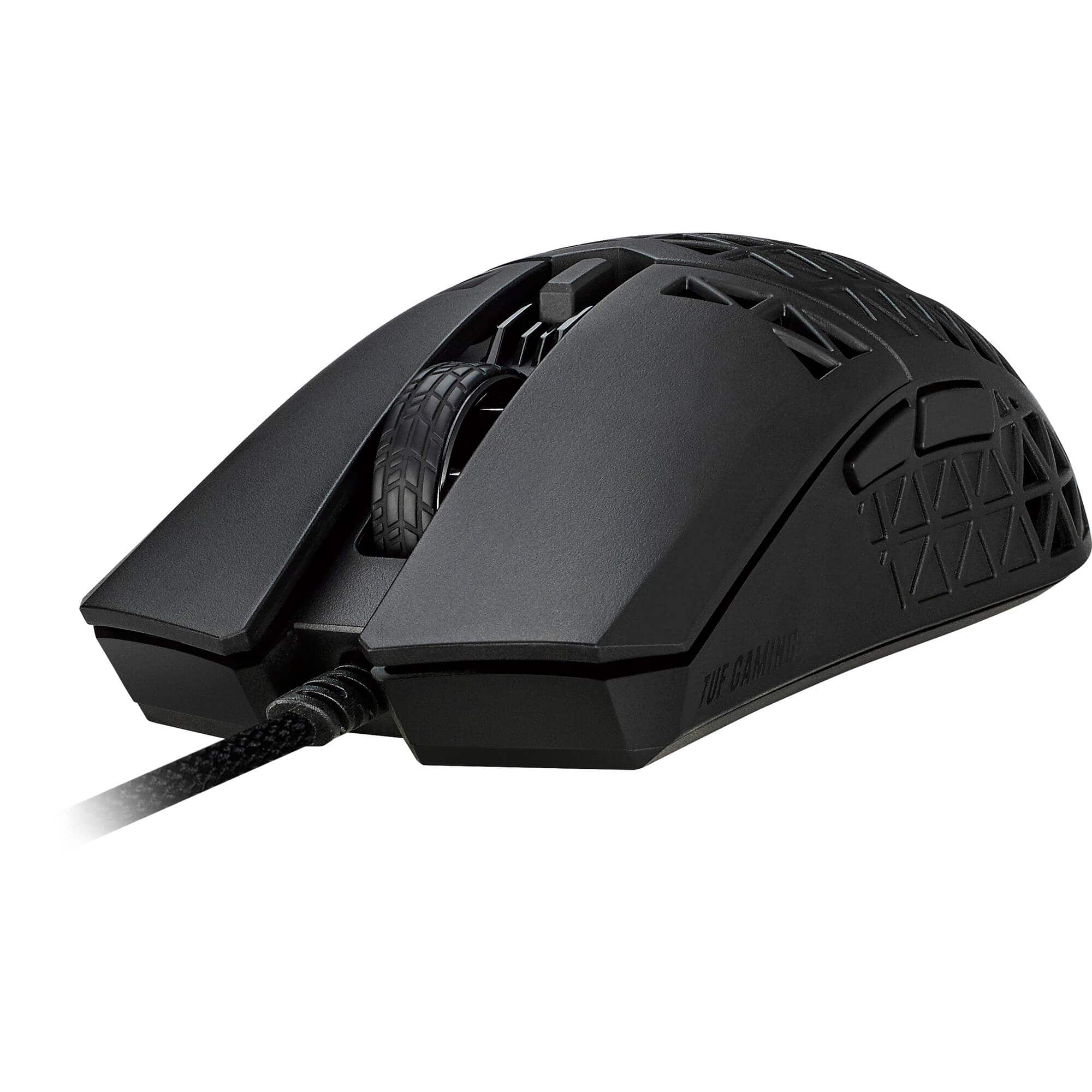 Alt View 11. ASUS - TUF Gaming M4 Air Wired Optical Scroll 6 Button Gaming Mouse with Antibacterial Guard Protection - Black.