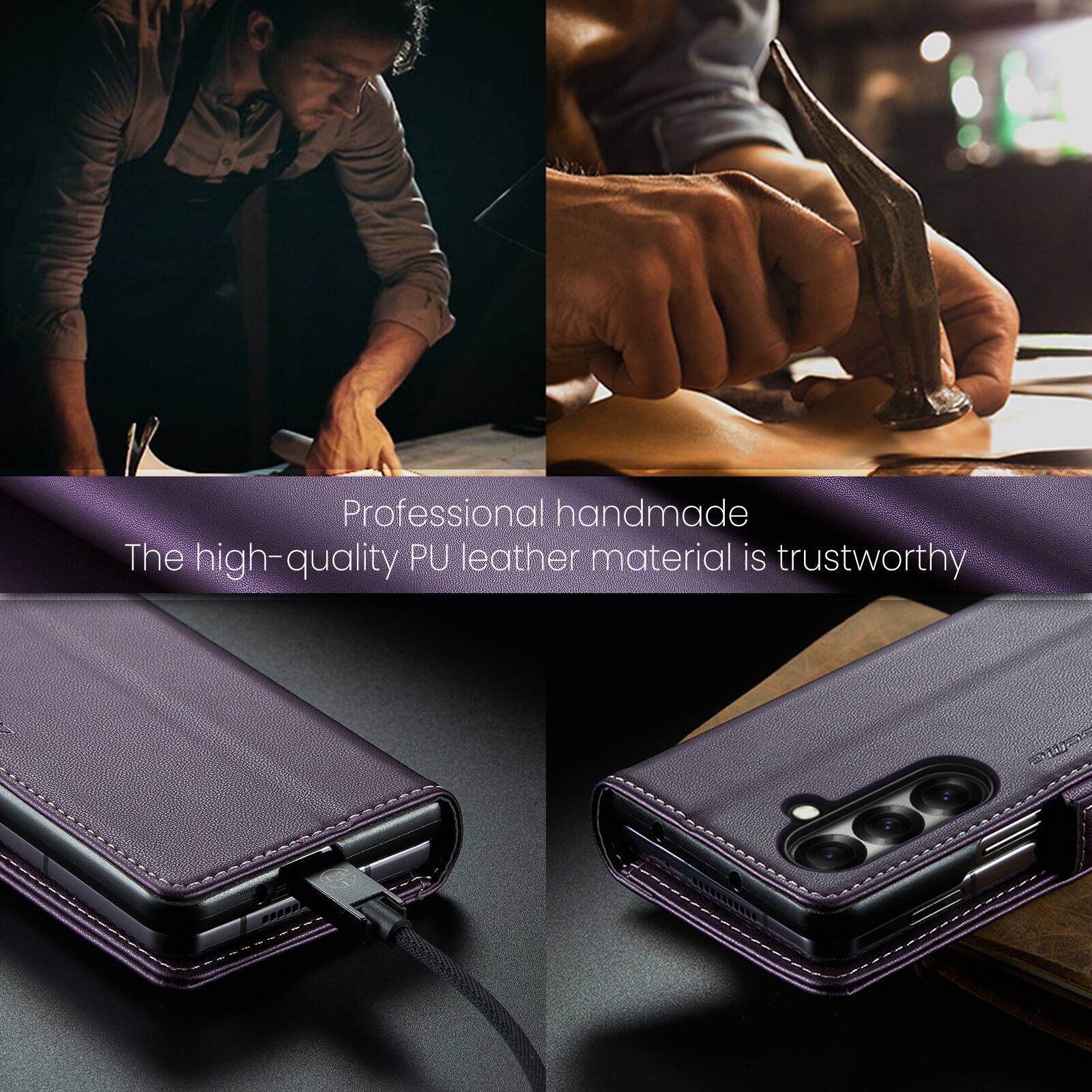 Professional handmade  
The high-quality PU leather material is trustworthy
