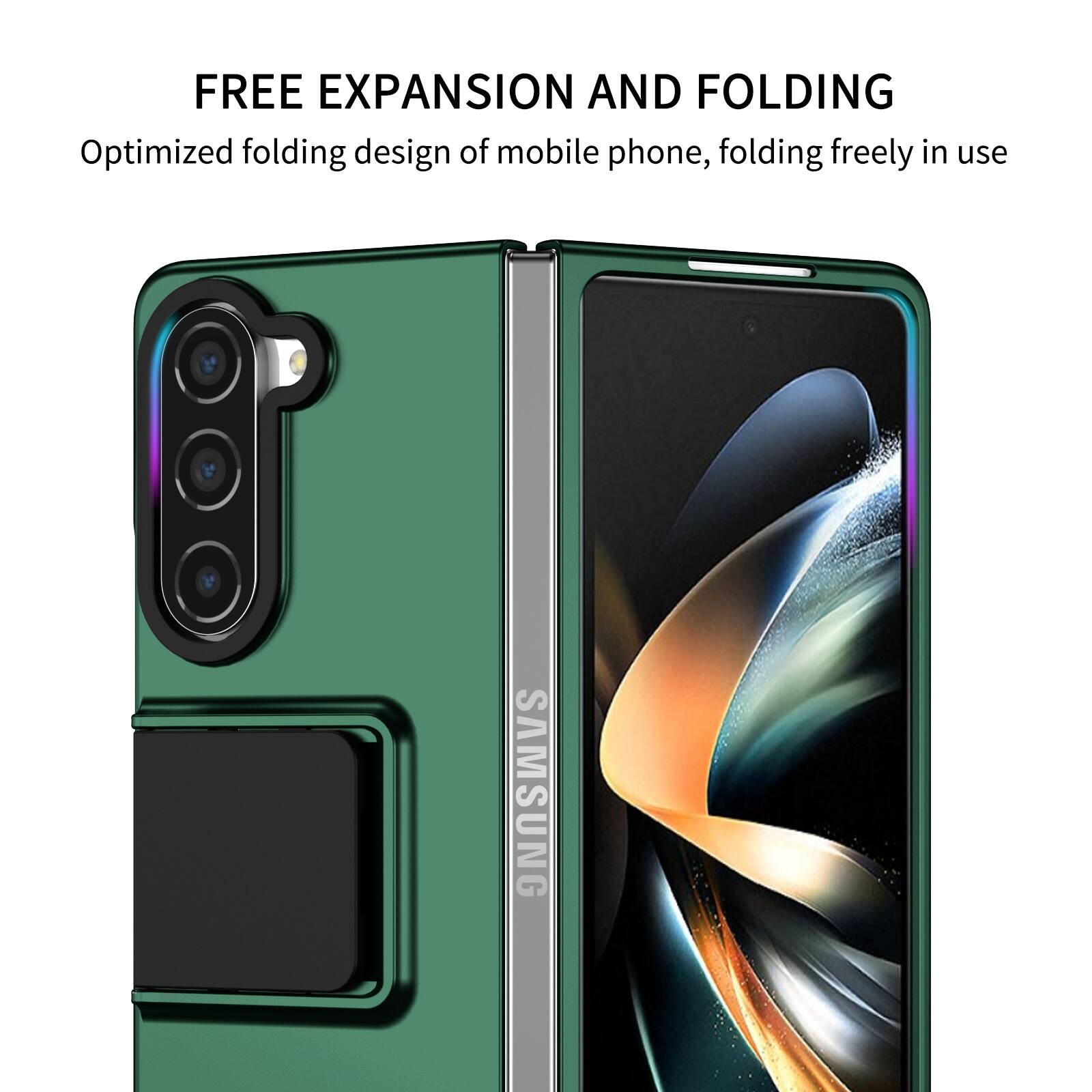FREE EXPANSION AND FOLDING  
Optimized folding design of mobile phone, folding freely in use  
SAMSUNG