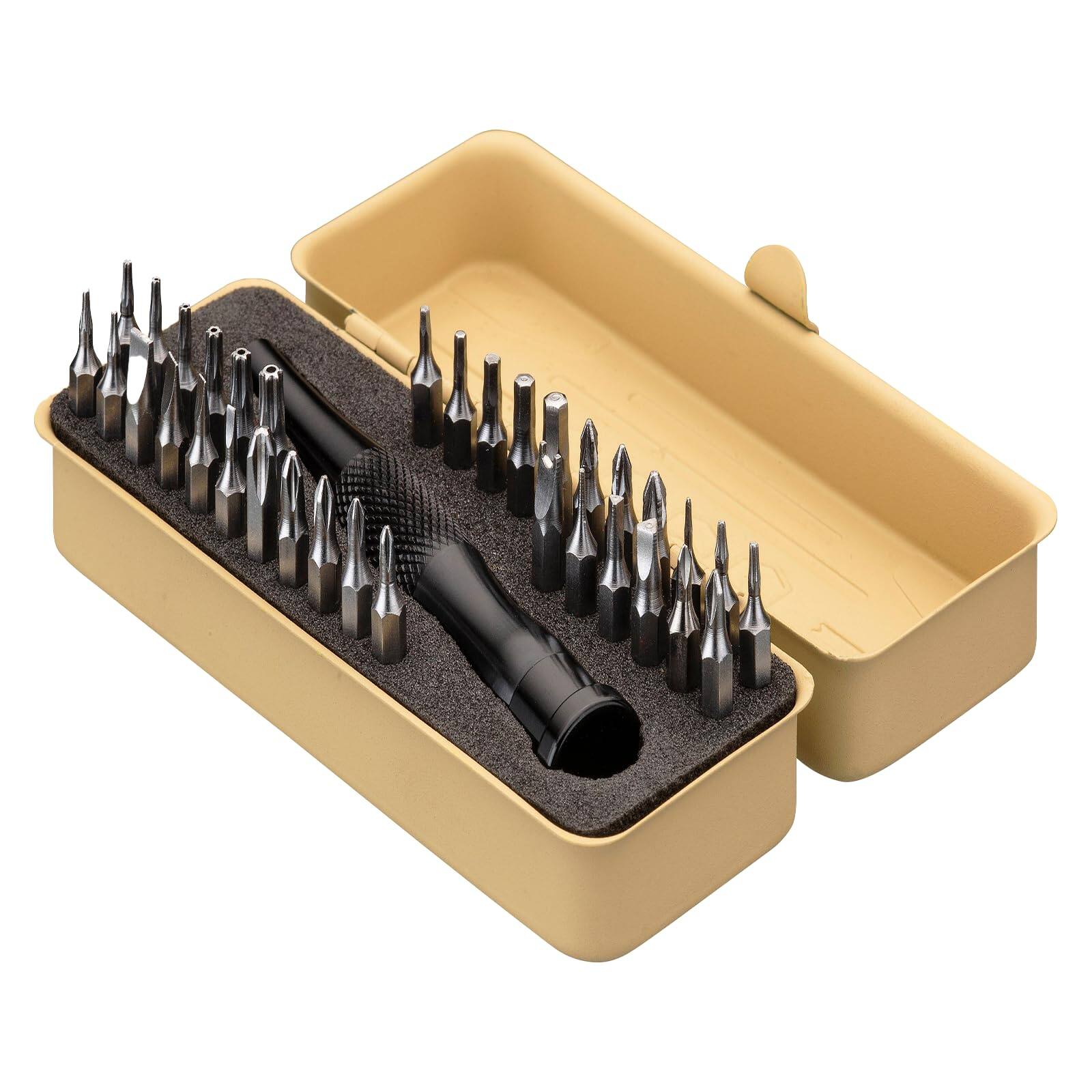 Front. JETRANSPORT - Tool 77-piece Torx Bit Set Fully Armed With Waterproof Camera Hard Protective Case 29-piece 1 4 Multi - 35PC Precision.