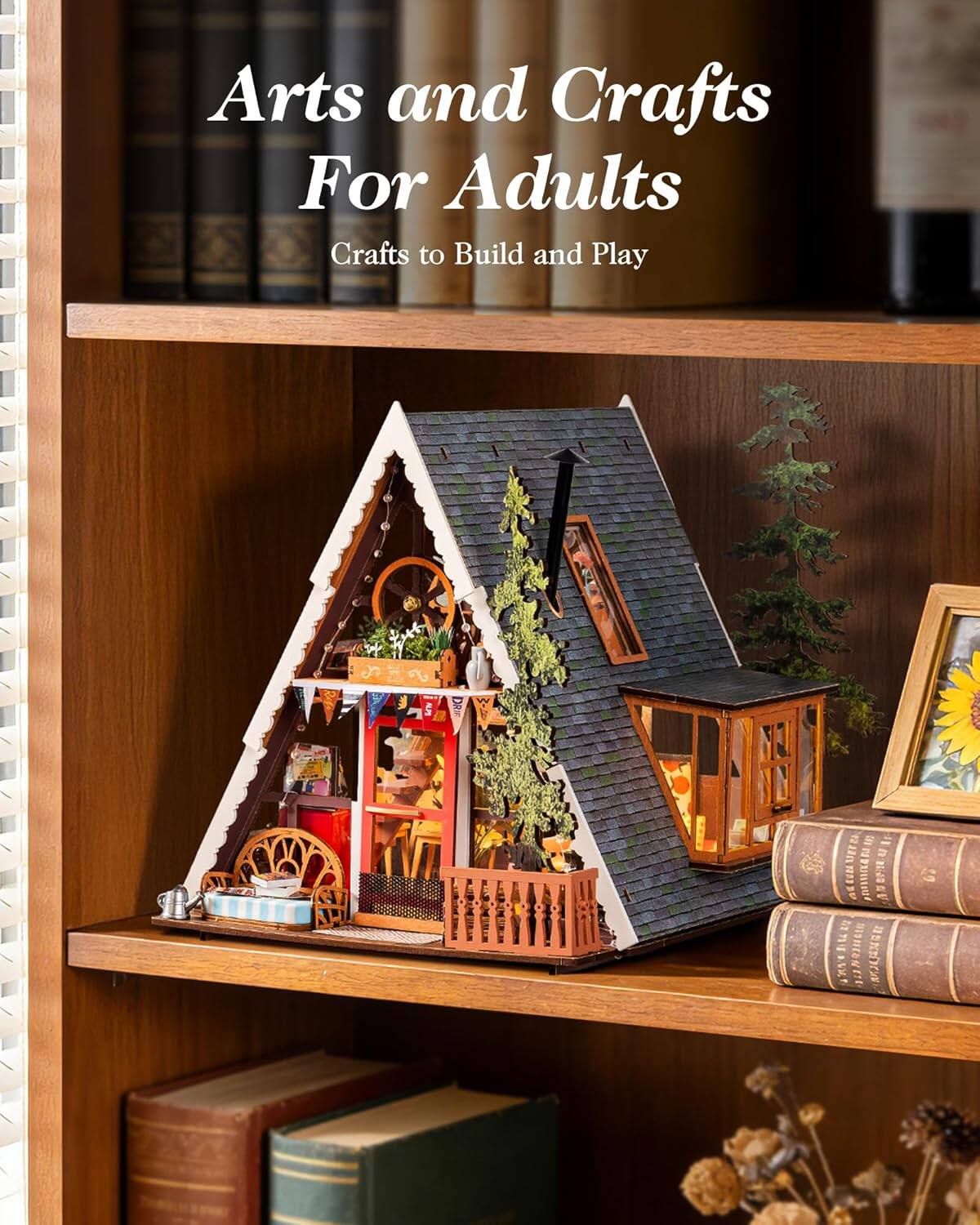 Arts and Crafts For Adults  
Crafts to Build and Play