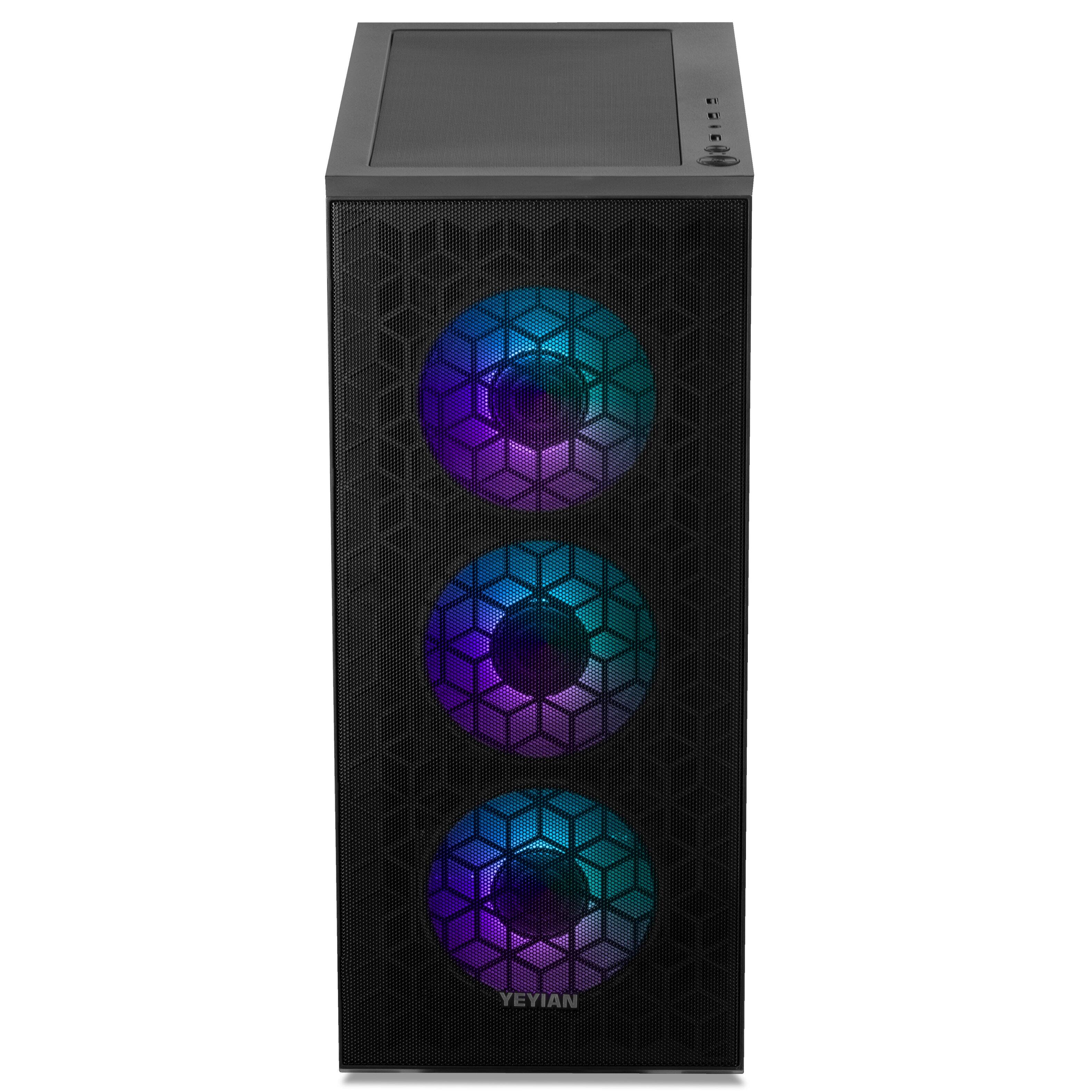 Alt View 1. YEYIAN - Yeyian Gaming PC YUMI Intel Core i5-14400F RTX 5060TI 32GB DDR5 6000MHz 1TB SSD Windows11 Home YPI-YU44F0C-56T1U - black.