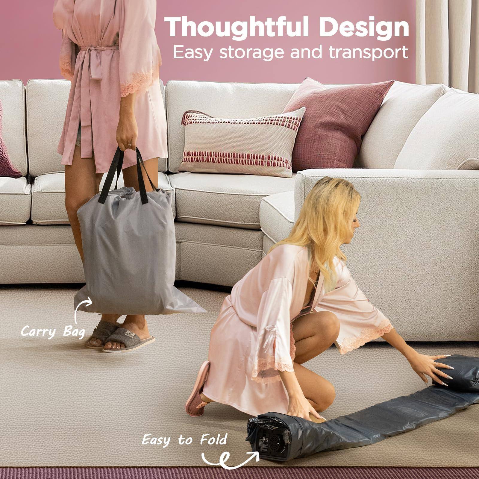 Thoughtful Design  
Easy storage and transport  

Carry Bag  

Easy to Fold