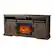Back. Ihomeadore - 68" TV Stand with Electric Fireplace Media Console for TVs up to 78" - Brown.