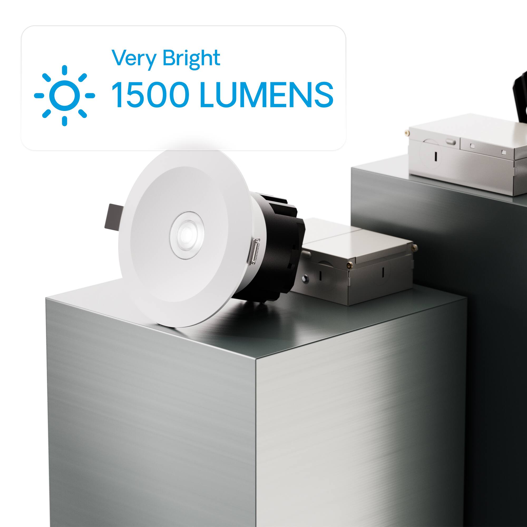 Very Bright  
1500 LUMENS
