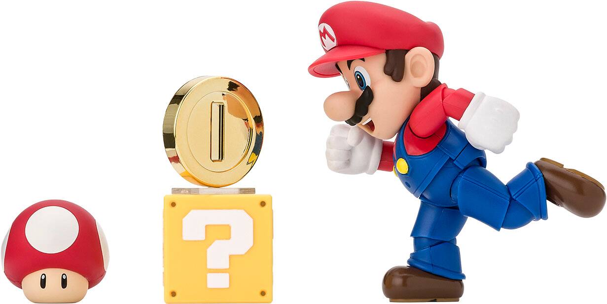 Alt View 3. Bandai - 4" Mario - Super Mario - Tamashii Nations S.H. Figuarts.