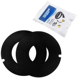 HQRP - RV Marine Toilet Bowl Seal Kit with Flush Ball Seal - for Dometic-Sealand VacuFlush, Replaces 385311462, 385310677 - Black
