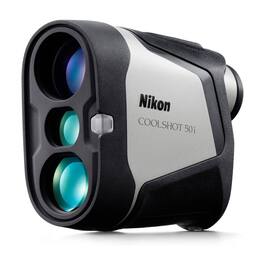 Nikon - Refurbished Excellent - COOLSHOT 50i 6x Golf Rangefinder with OLED Display & Mount