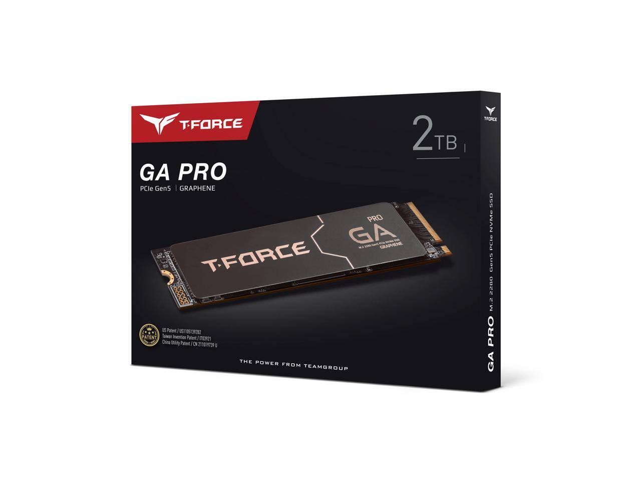 Team Group T FORCE GA PRO M.2 2280 2TB PCIe Gen5x4 NVMe SSD with