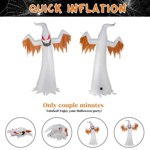 QUICK INFLATION

Only couple minutes
Finished! Enjoy your Halloween party!