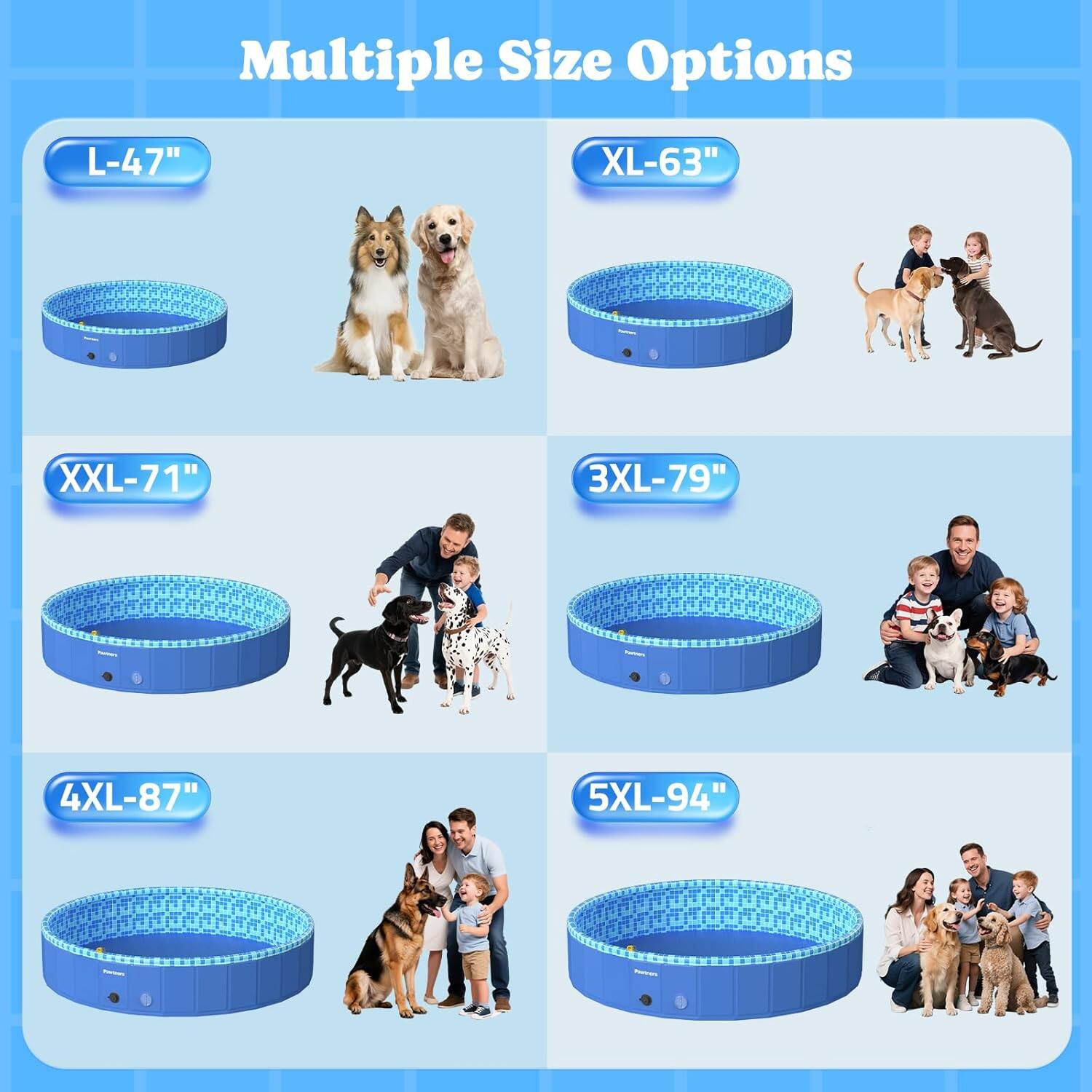 Multiple Size Options
L-47"
XL-63"
XXL-71"
3XL-79"
4XL-87"
5XL-94"