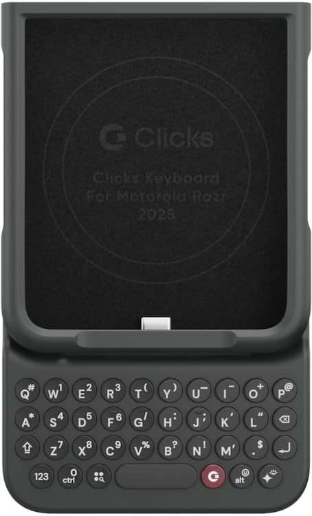 Clicks Keyboard for Motorola Razr Base, Plus (2024 & 2025) and Clicks Keyboard for Motorola Razr Base, Plus (2024 & 2025) and