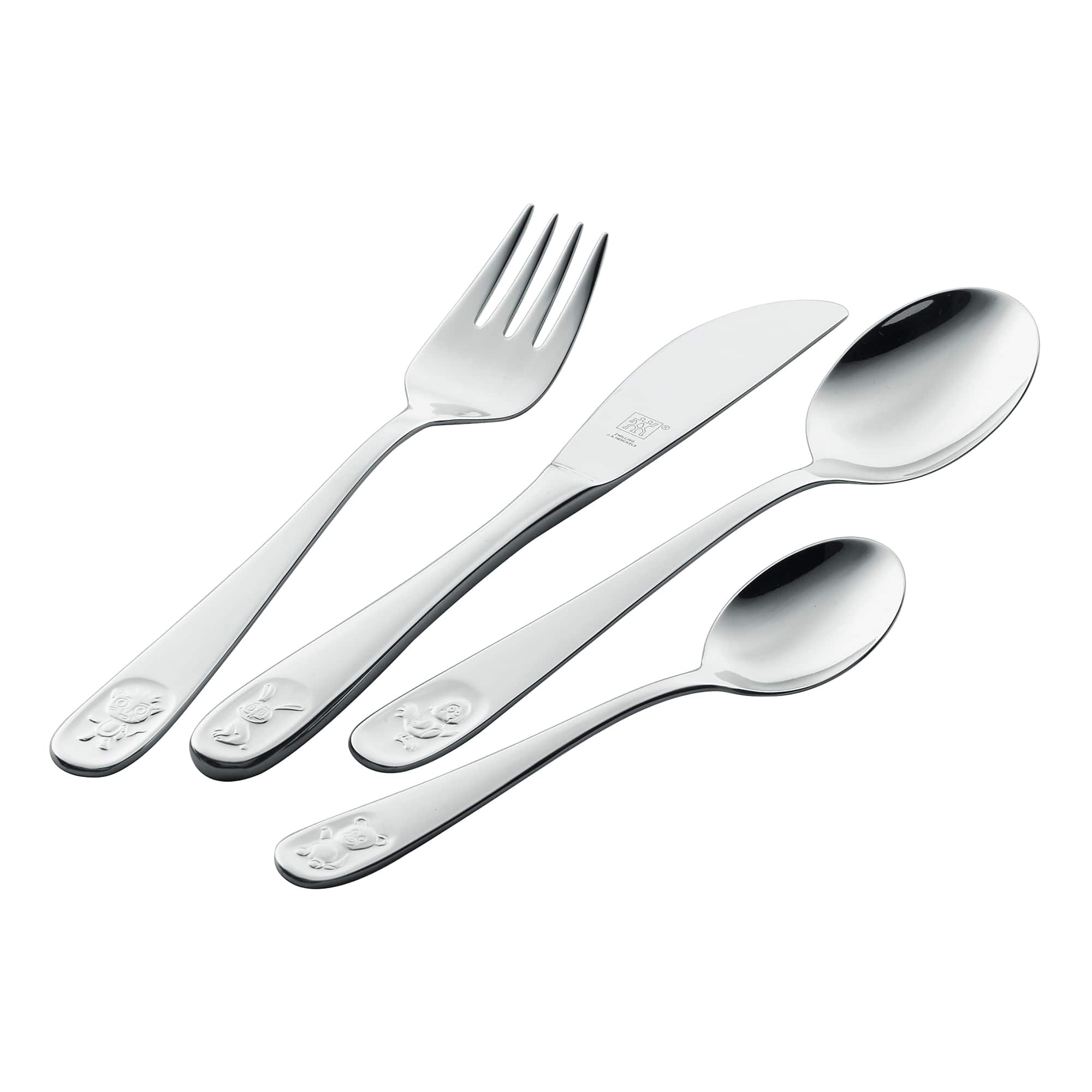 ZWILLING - TWIN Kids Bino 4-pc 18/10 Flatware Set - Stainless Steel
