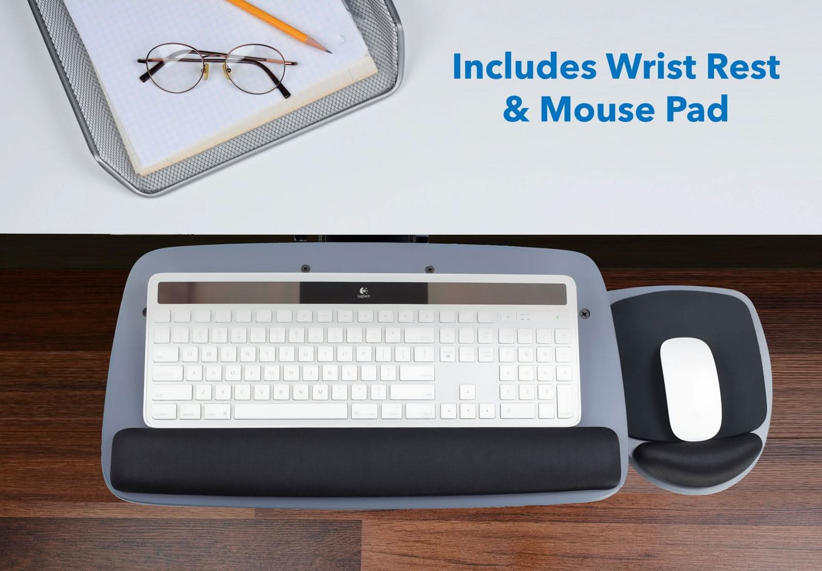 Includes Wrist Rest & Mouse Pad