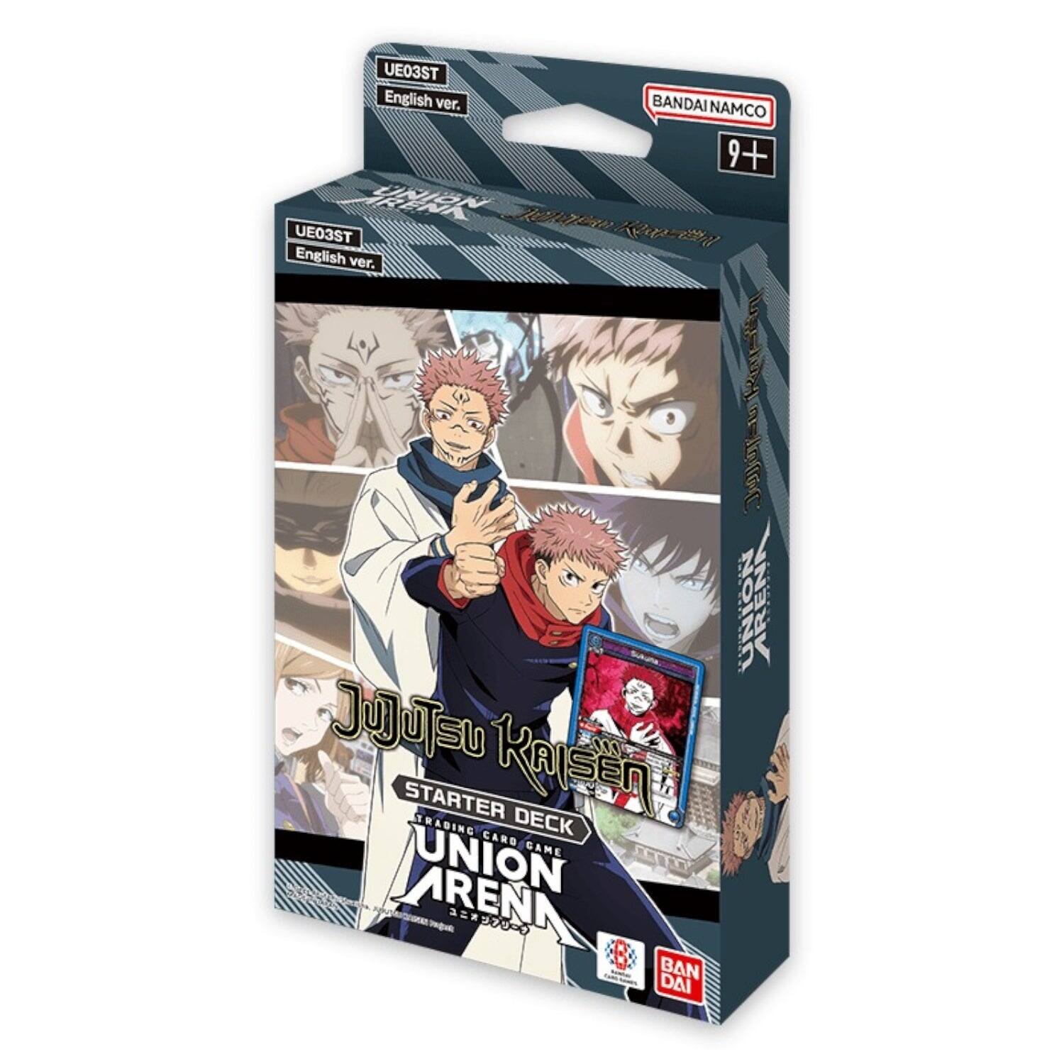 UE03ST English ver. BANDAI NAMCO 9+ UNIN UE03ST 2t7an Kep-ey English ver. % A AIC UNION ARENA JUUTSU KAISEN Ju 000% STARTER TRADING CARD DECK UNION CAME F3 ARENA BAN DAI