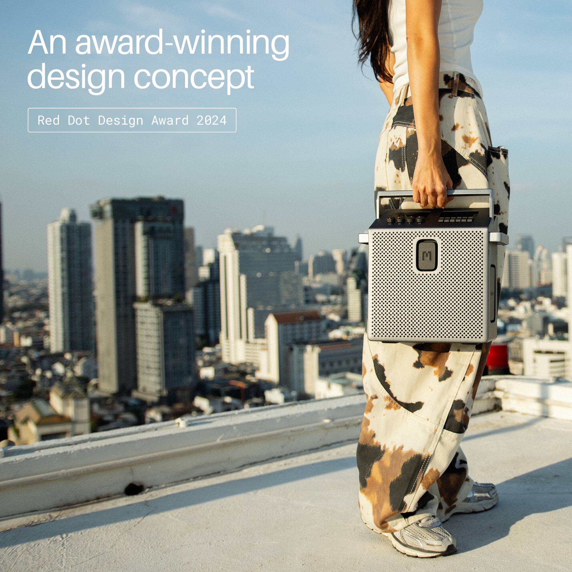 An award-winning design concept  
Red Dot Design Award 2024