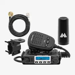 Midland - MXT115AGVP3 - MicroMobile® GMRS 15-Watt Two-Way Radio Farm Tractor Bundle - MXT115AGVP3 - Black