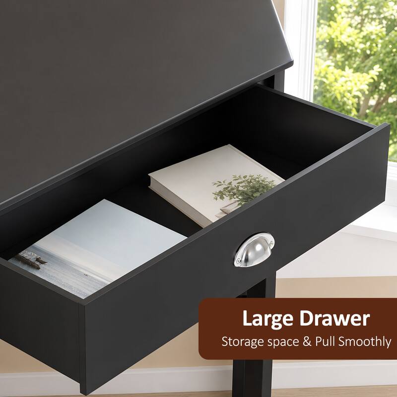 Large Drawer  
Storage space & Pull Smoothly