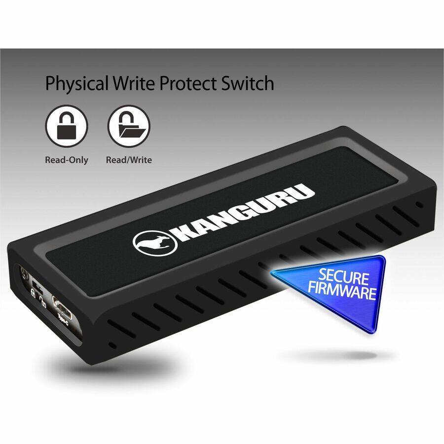 Physical Write Protect Switch

Read-Only Read/Write

KANGURU

SECURE FIRMWARE