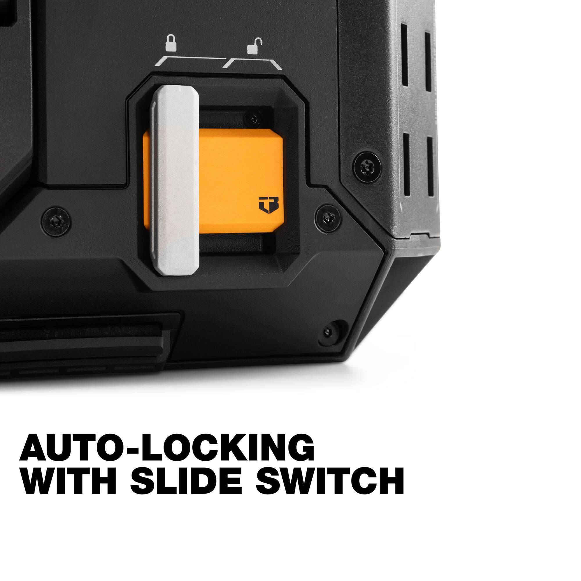 AUTO-LOCKING WITH SLIDE SWITCH