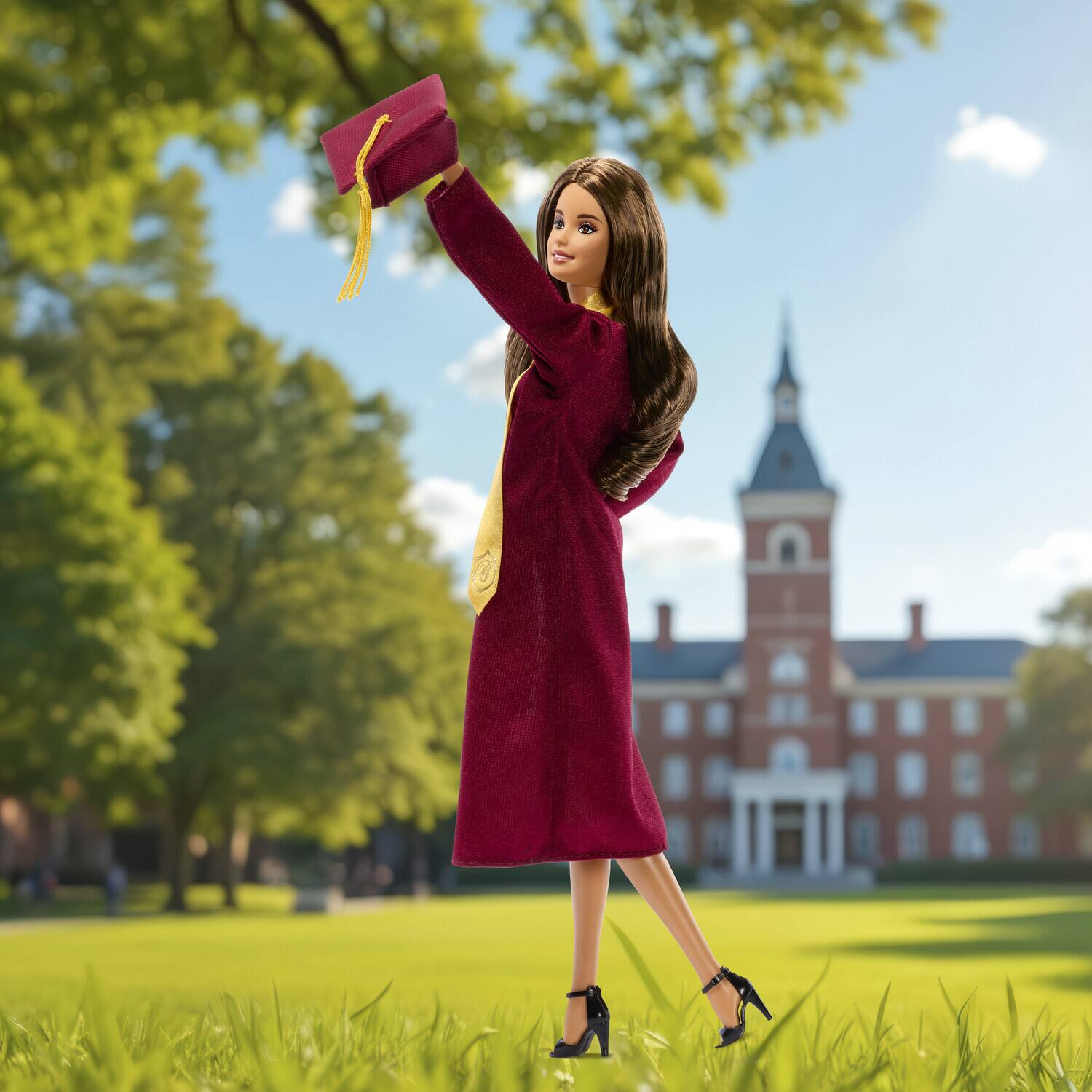 Alt View 2. Mattel - Mattel Collectible - Barbie Signature Graduation Wishes Doll   - COLLECTIBLES - Multicolor.