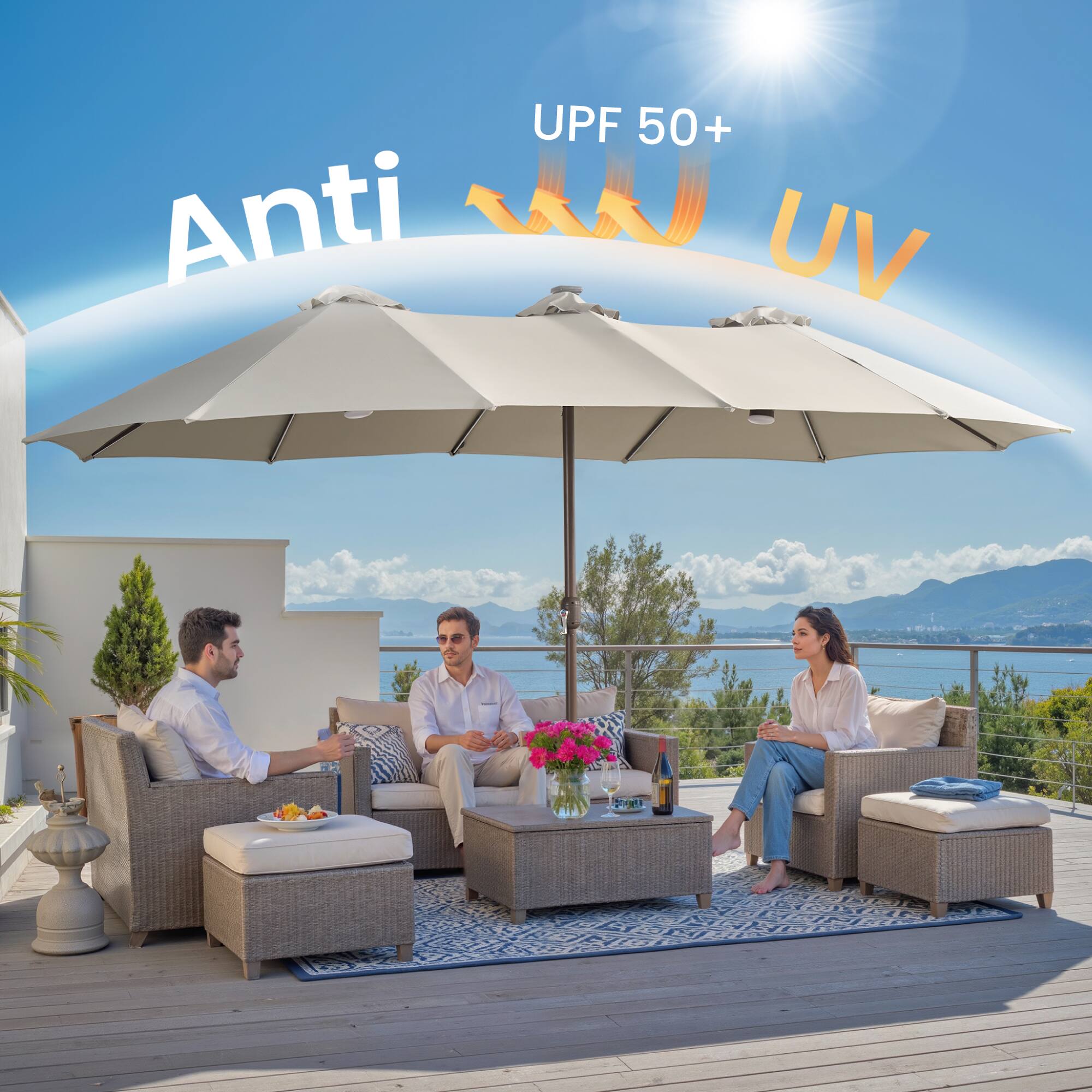 Anti UV UPF 50+