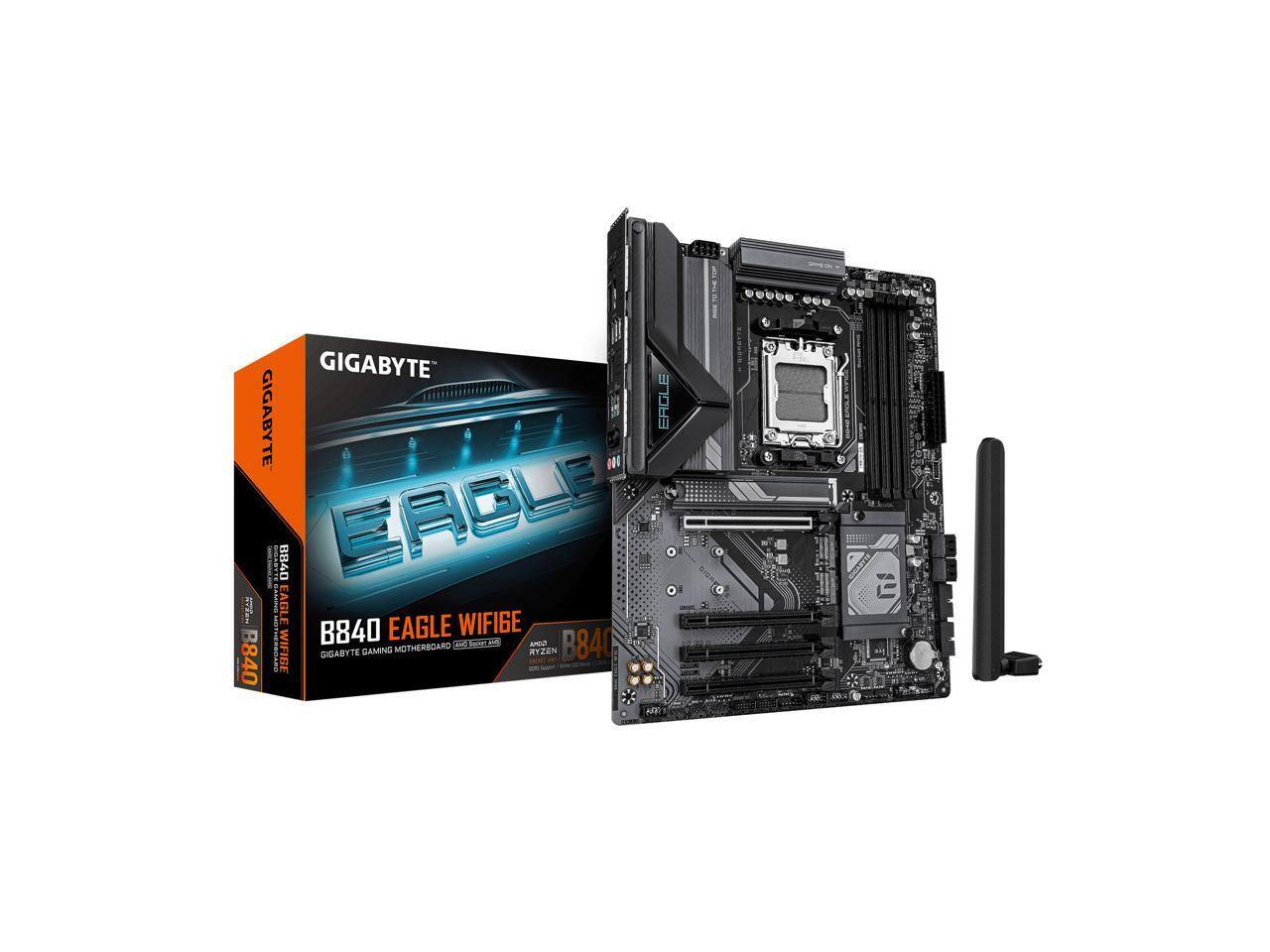 GIGABYTE B840 EAGLE WIFI GIGABYTE GAMING MOTHERBOARD RYZEN