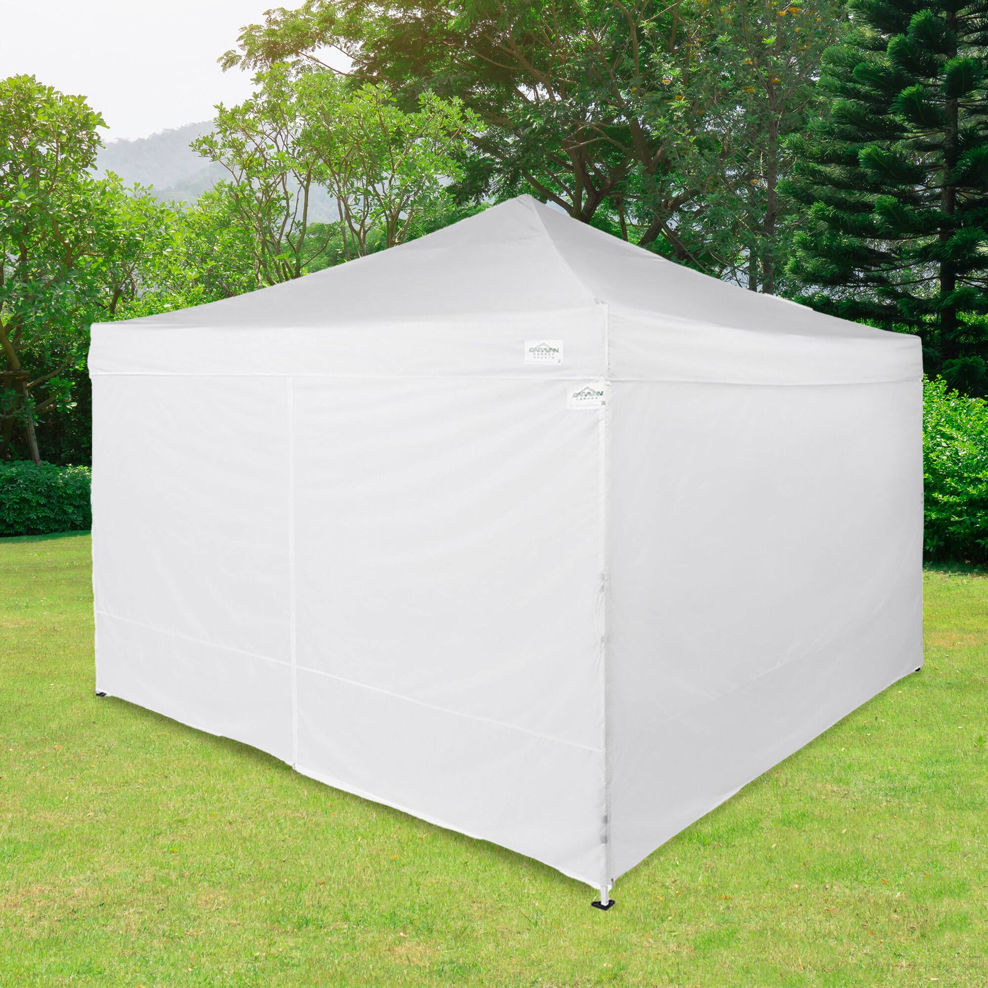 Alt View 3. Caravan Canopy - Caravan Canopy M-Series 12 x 12 Foot Tent Sidewalls, Frame/Roof Not Included - White.