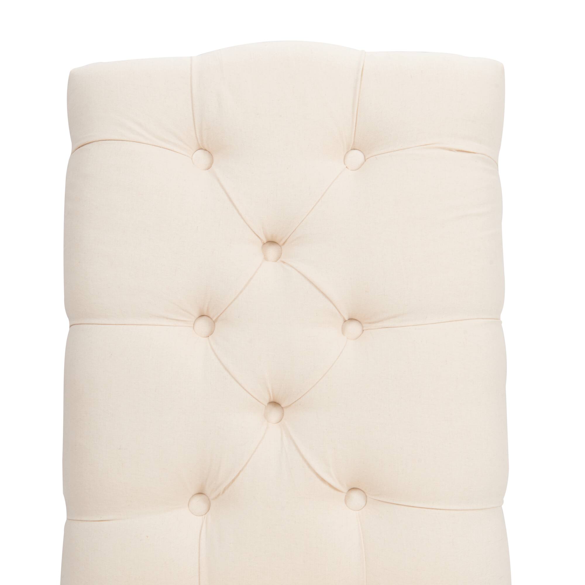 Alt View 4. Finch - Finch Provence Tufted Dining Chair, Set of 2, Beige - Beige.