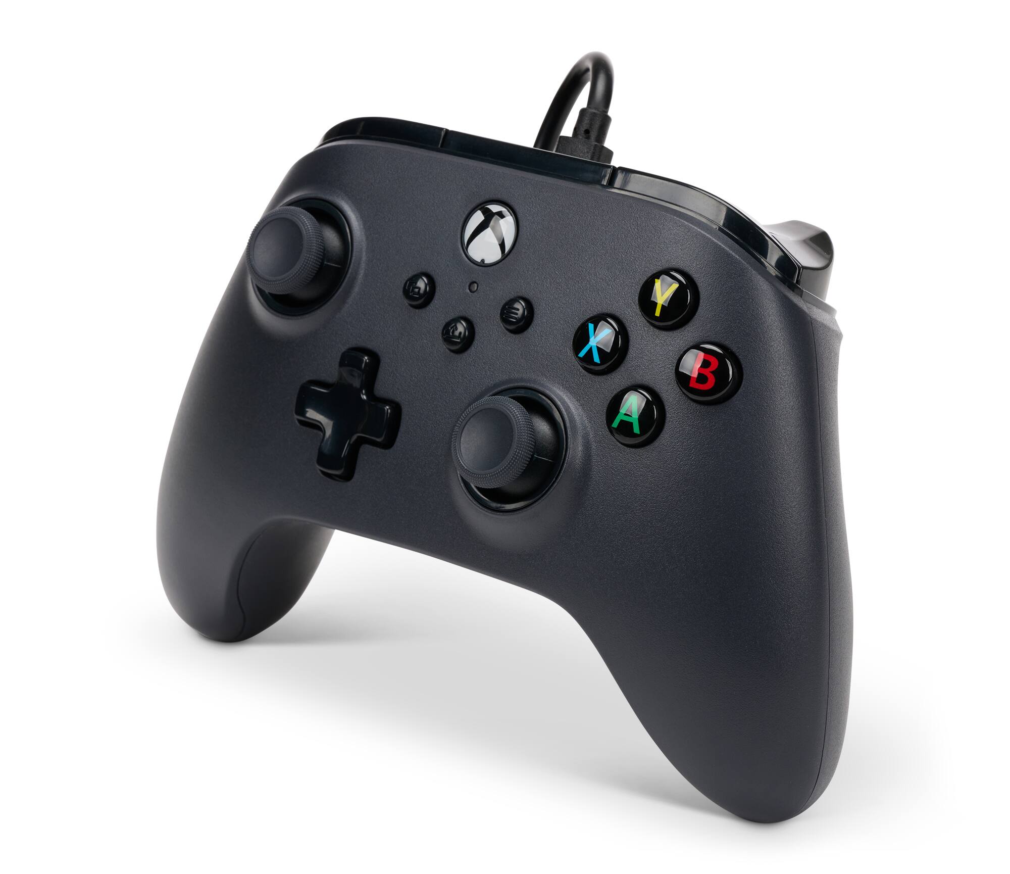 Left. PowerA - Wired Controller for Xbox Series X|S - Black.