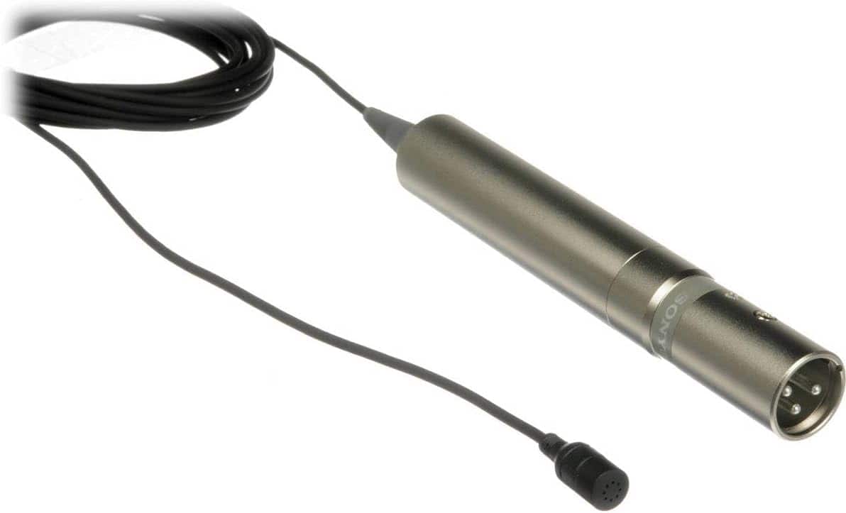 Sony ECM 44 Series ECM 44B Omni Directional Lavaliere Microphone
