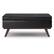 Alt View 11. Simpli Home - Owen Lift Top Large Coffee Table Storage Ottoman - Distressed Black.