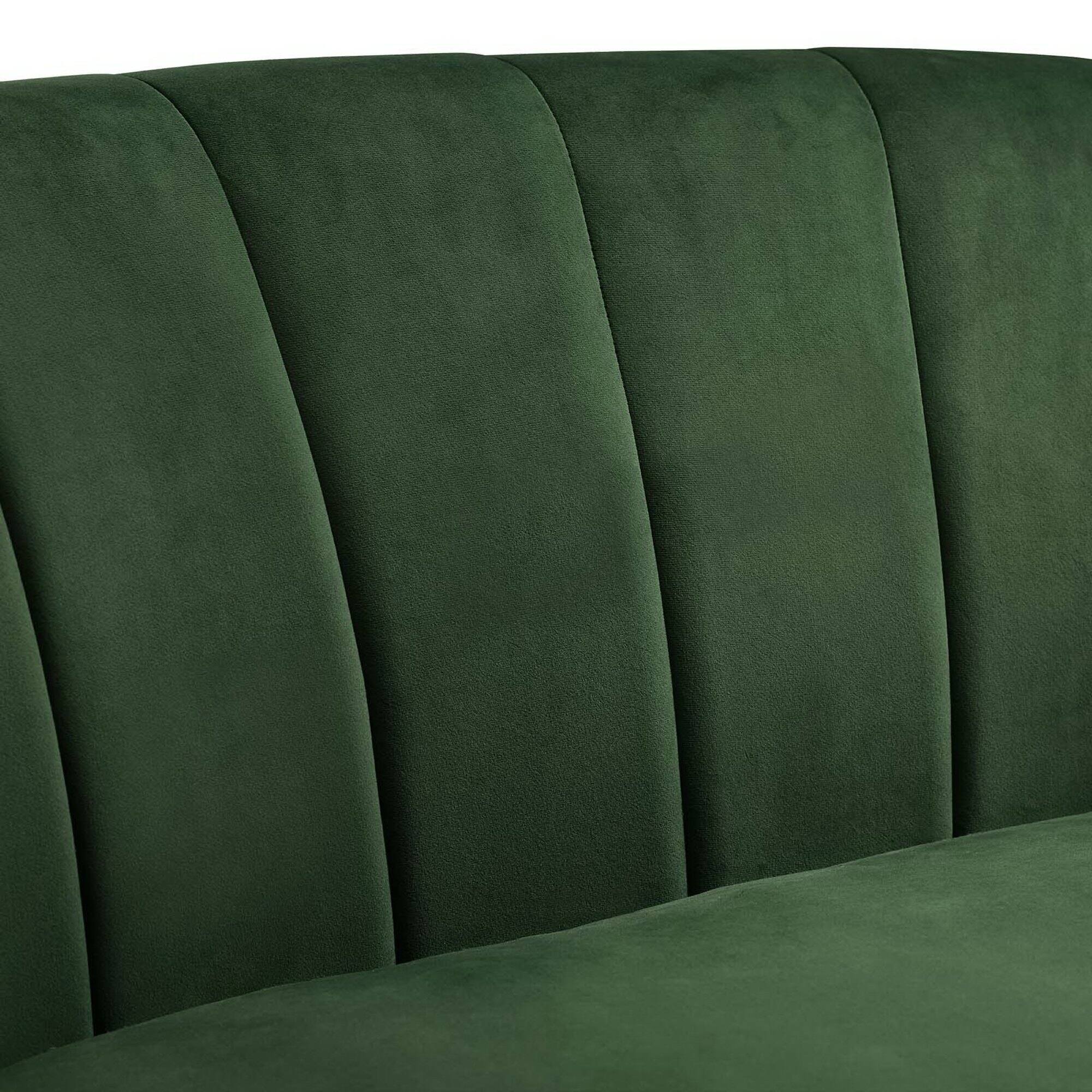 Alt View 1. Modway - Prospect Channel Tufted Performance Velvet Armchair by Modway - Green.