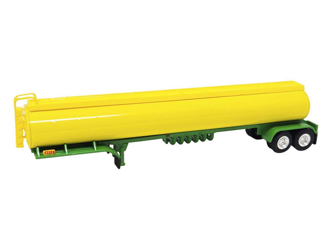 Alt View 1. HO Logistics Replicas - Tanker Trailer Yellow and Green 1/87 (HO) Scale Plastic Model by HO Logistics.