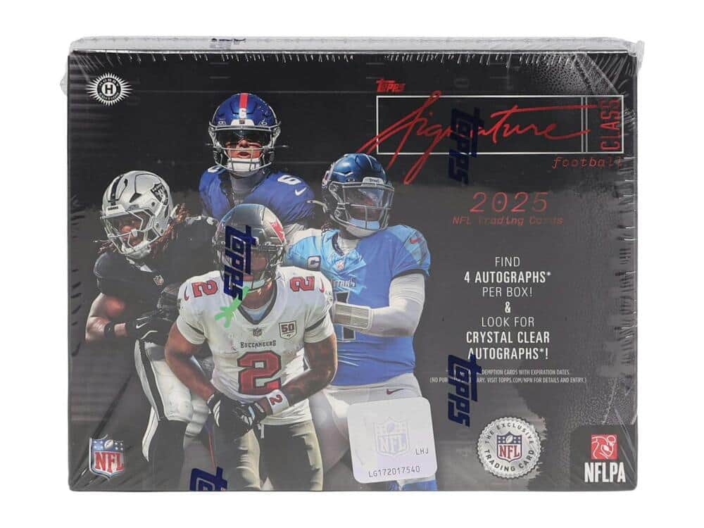 2025 Topps Signature Class Football Hobby Jumbo Box price history on PriceWatchPro