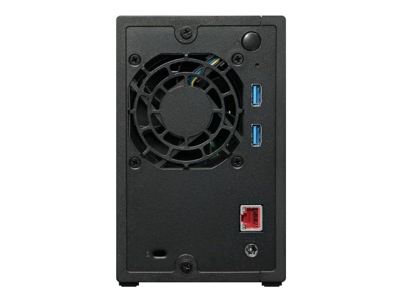 Alt View 3. Asustor - Asustor AS1202T Drivestor 2 Gen 2 ,2 Bay NAS, Quad-Core 1.7GHz CPU, 2.5GbE Port, 1GB DDR4, Three USB 3.0 (Diskless).
