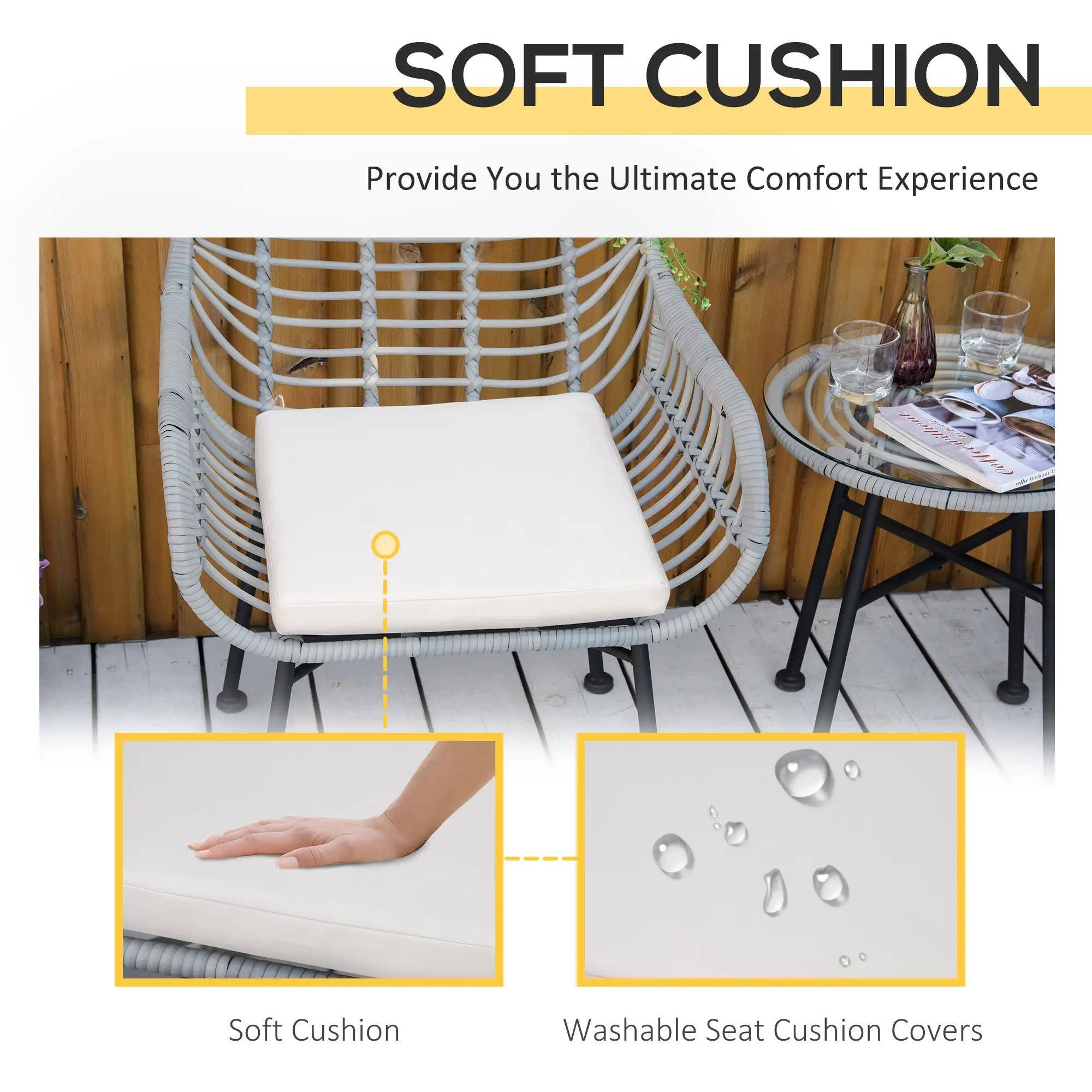 SOFT CUSHION
Provide You the Ultimate Comfort Experience
Soft Cushion
Washable Seat Cushion Covers